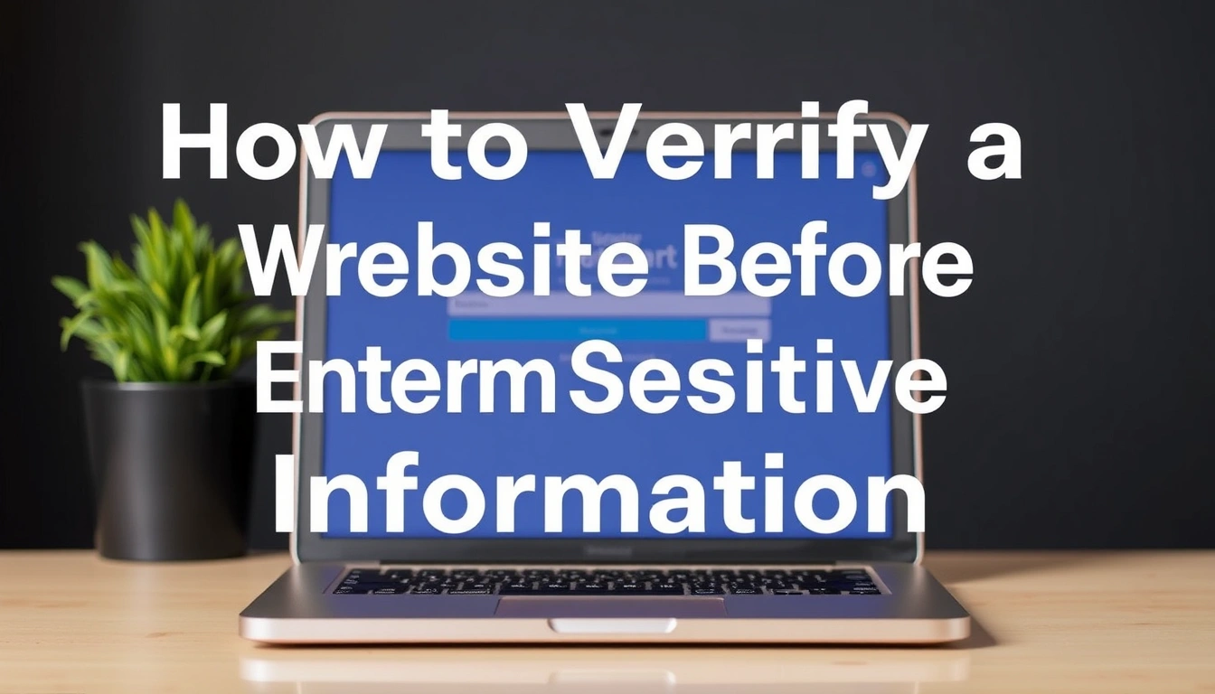 How to Verify a Website Before Entering Sensitive Information